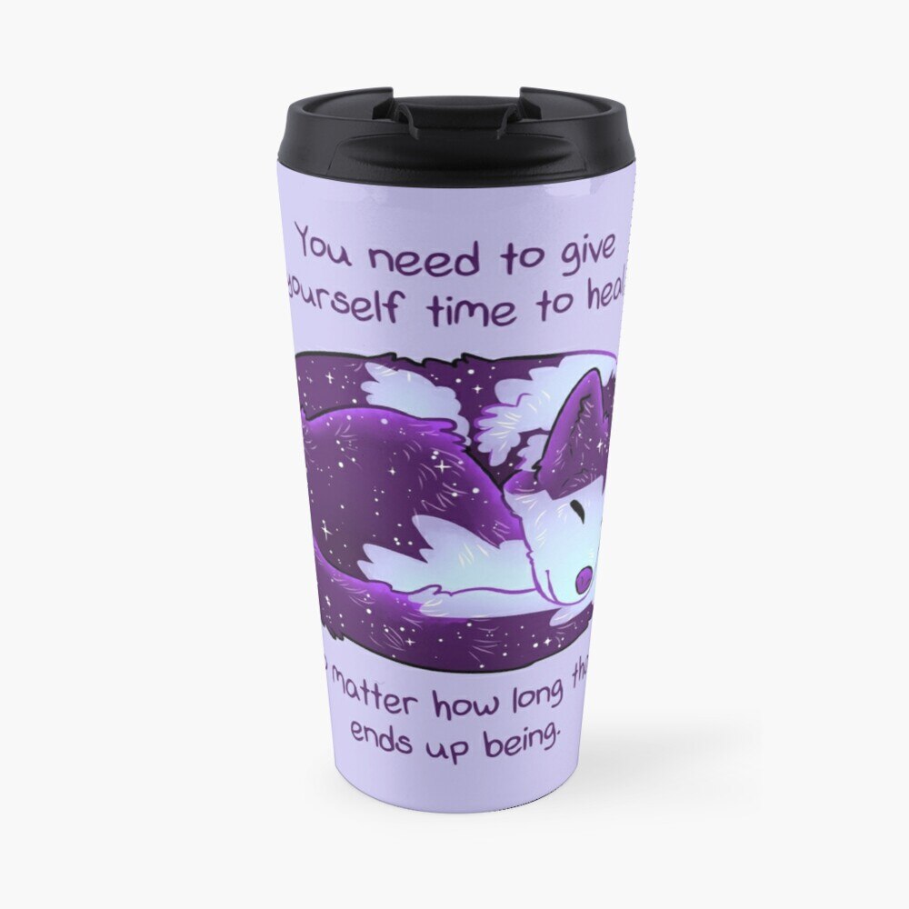 Sie müssen Geben Sie Sich Zeit zu Heilen Galaxy Pup Reise Kaffee Becher Tassen Kaffee Tassen