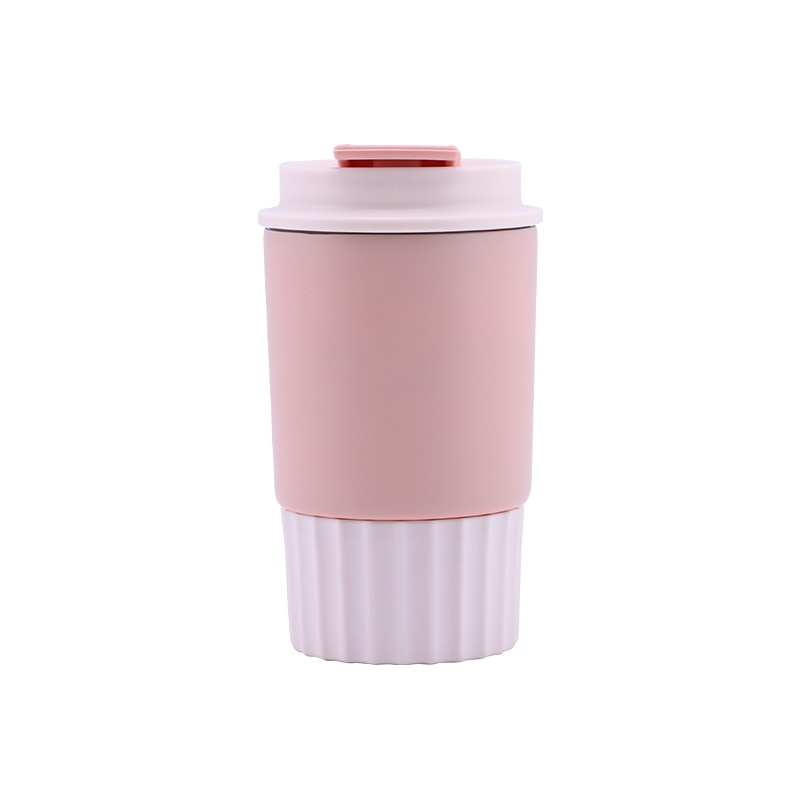 Cyber Red Patent Coffee Cup Simple stainless steel water cup cold insulation octagonal insulation cup Women's high beauty portable car