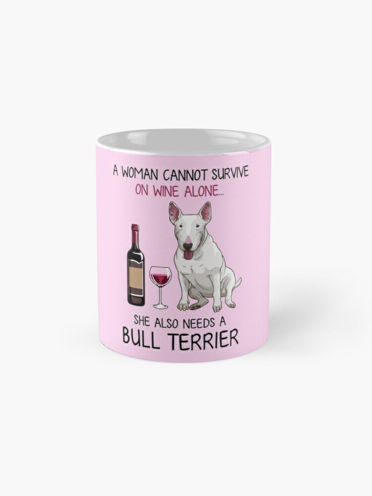 Bull Terrier und wein Lustige hund Kaffee Becher Tassen Kaffee Tassen Keramik Kaffee Tassen
