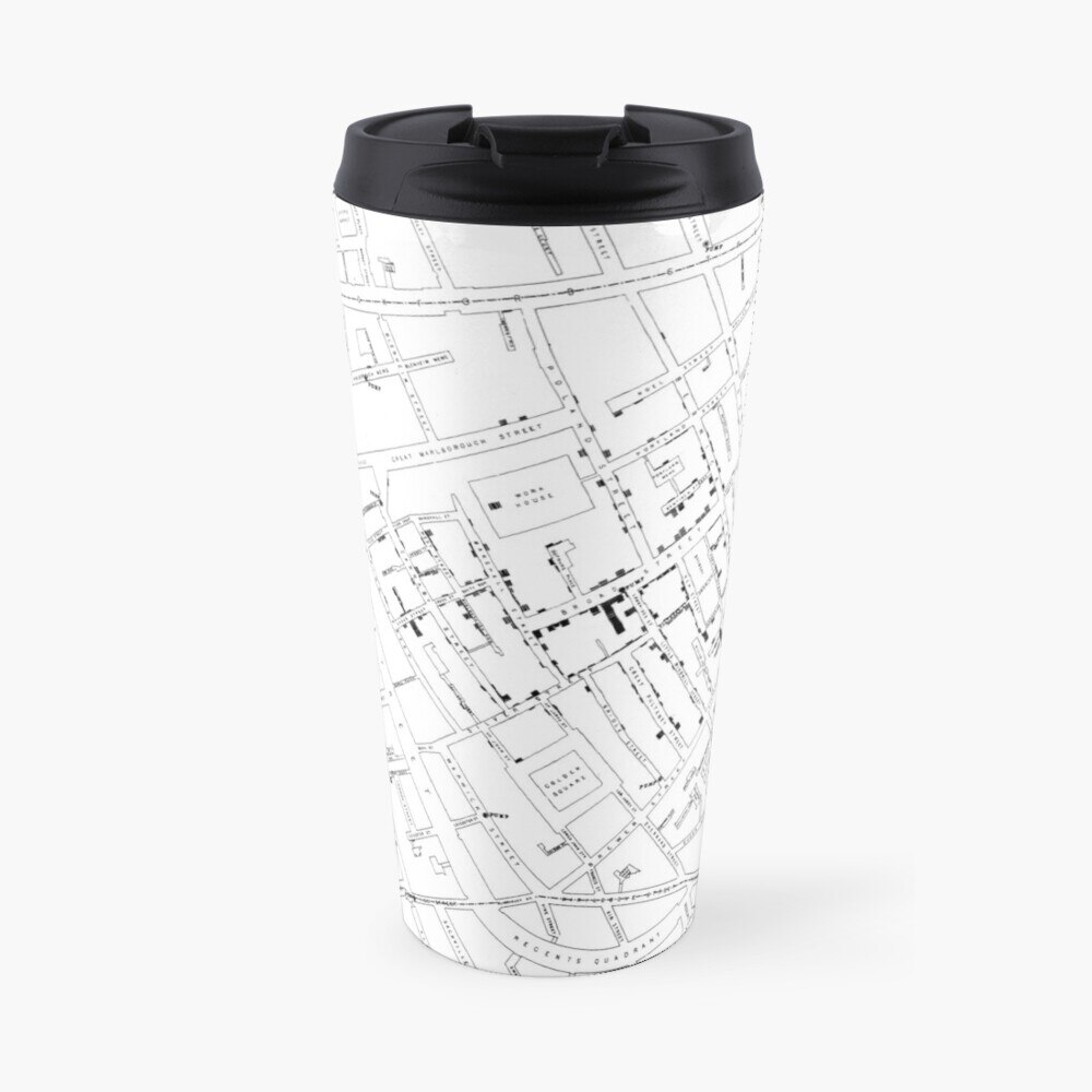 John Sneeuw 'S Cholera Kaart Reizen Koffiemok Creative Cups