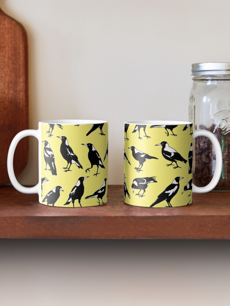 AUSTRALIAN MAGPIES - tee shirts, other garments & homewares Coffee Mug Coffee Thermal Mug Thermal Mug For Coffee