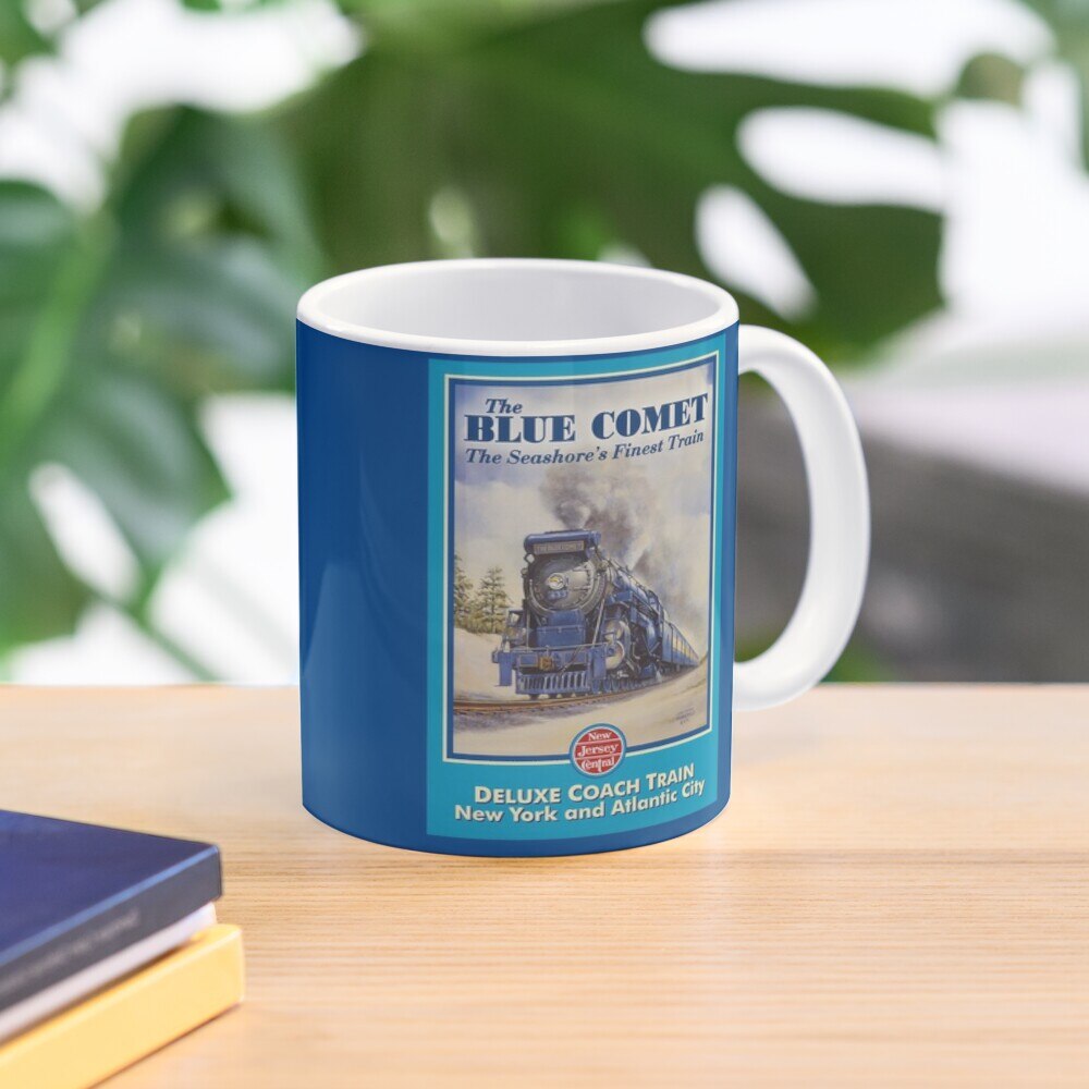 The Blue Comet Poster Coffee Mug Viking Mug Camping Mug