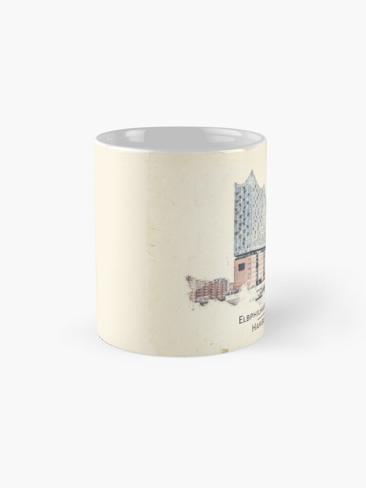 Elbphilharmonie – tasse à café avec effet aquarelle, ensemble de tasses de noël, 2022