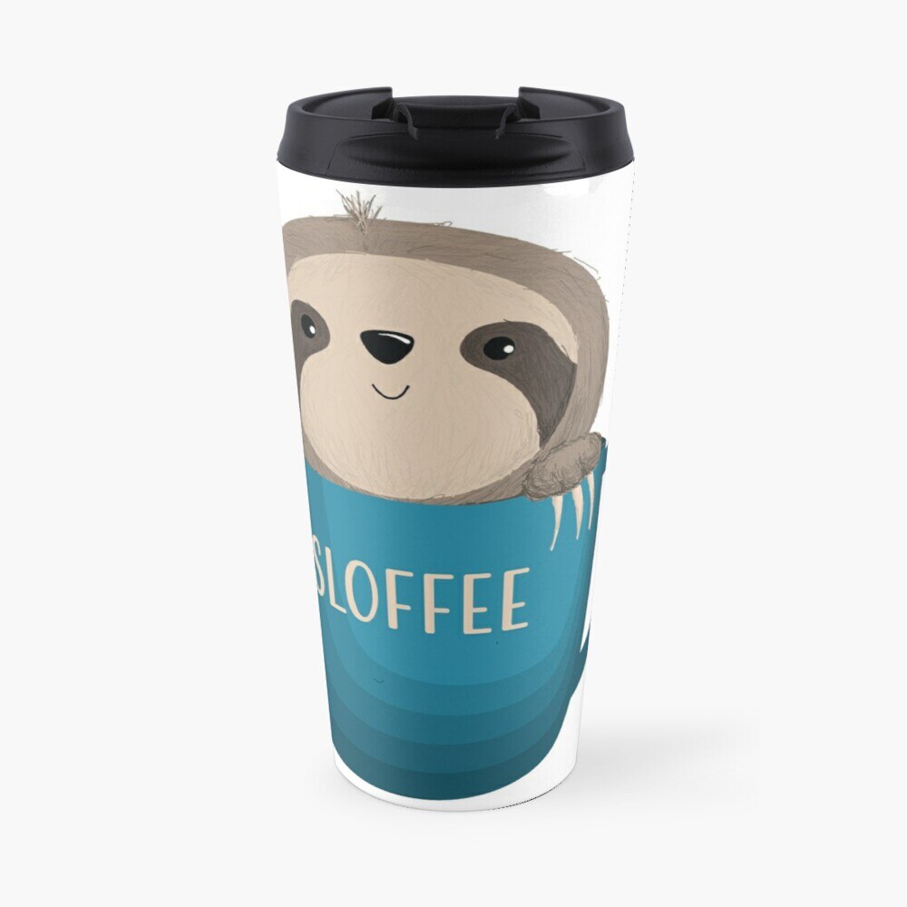 Sloffee (Luiaard Koffie) Reizen Koffie Mok Vlinder Cup