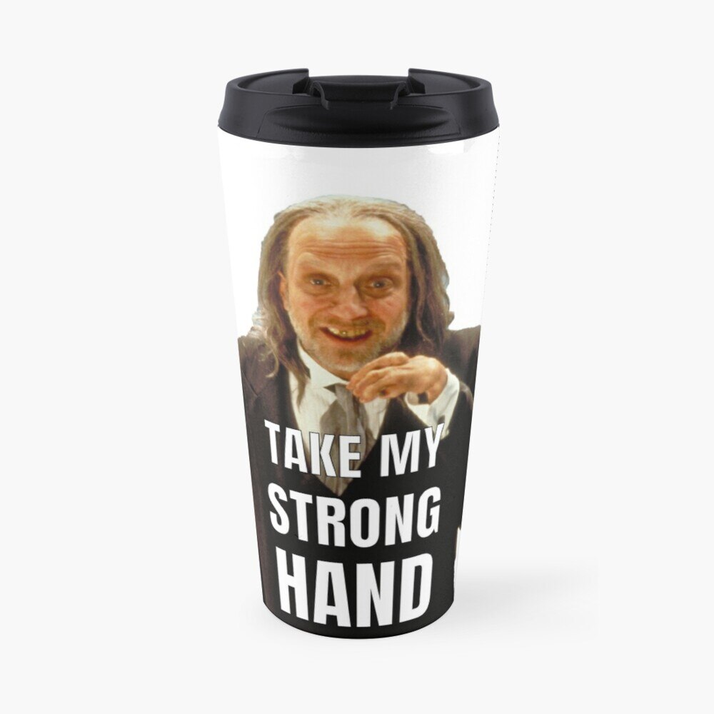 TAKE MY STRONG HAND Travel Coffee Mug Cups Coffee Thermal Coffee Bottle