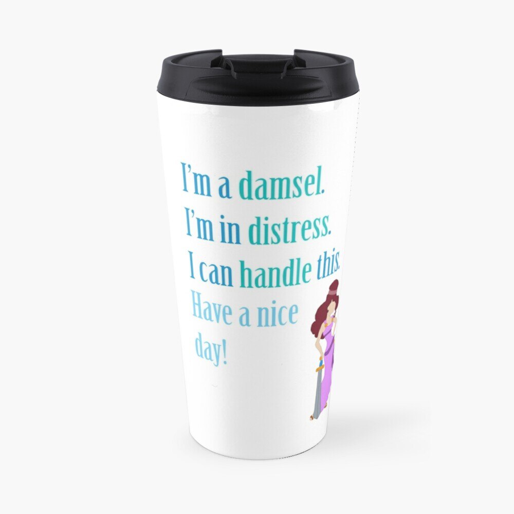 Damsel in DistressTravel Coffee Mug Insulated Cup For Coffee